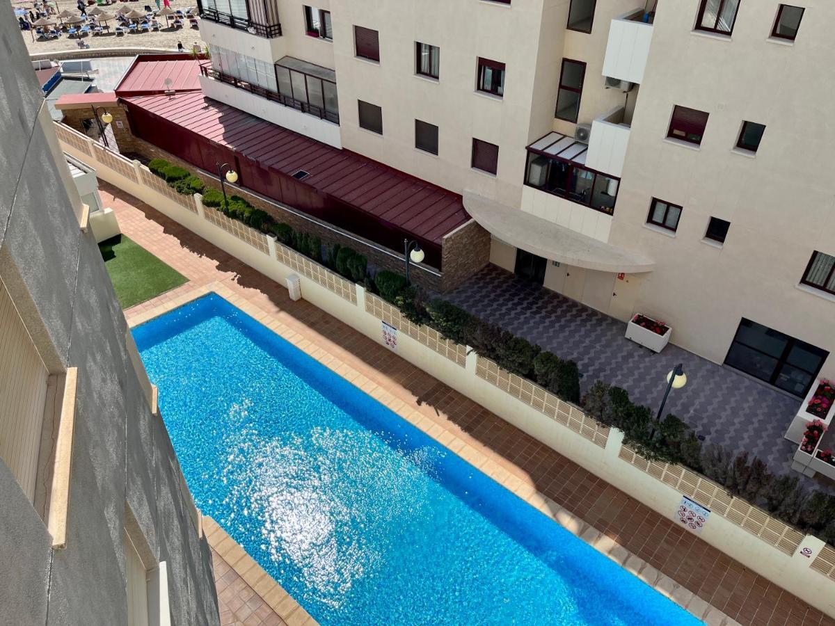 Modern Apartment On The Beach With Pool Calpe Exterior photo